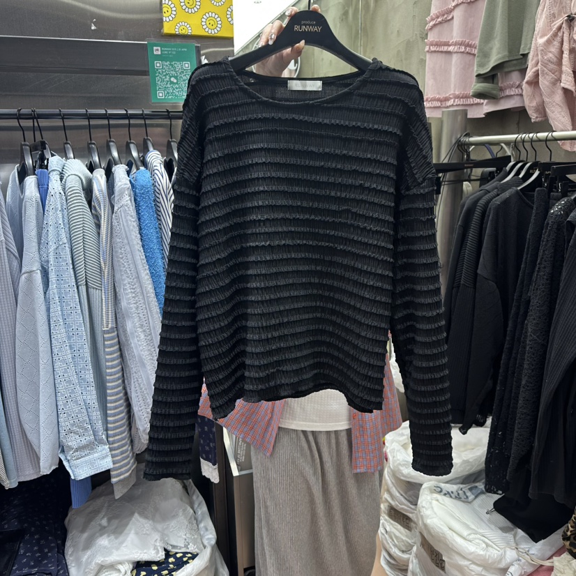 RUNWAY-런웨이韓國代購女士新品職業人氣推薦休閑長袖T恤RUNWAY長袖T恤圖色2