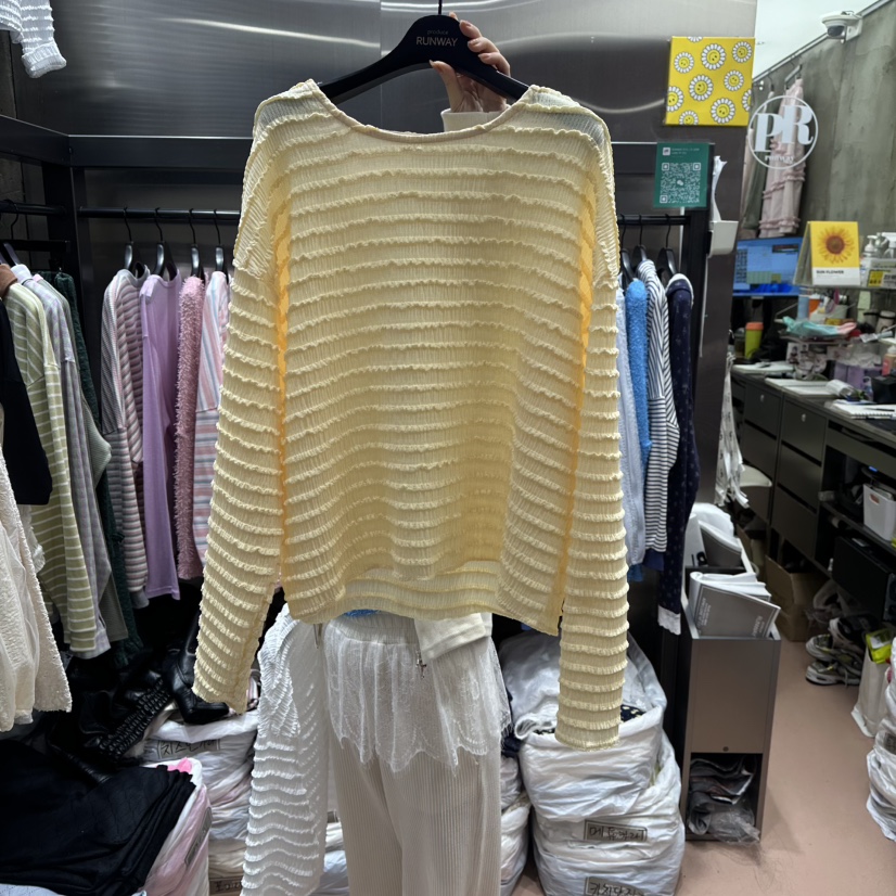 RUNWAY-런웨이韓國代購女士新品職業人氣推薦休閑長袖T恤RUNWAY長袖T恤圖色3