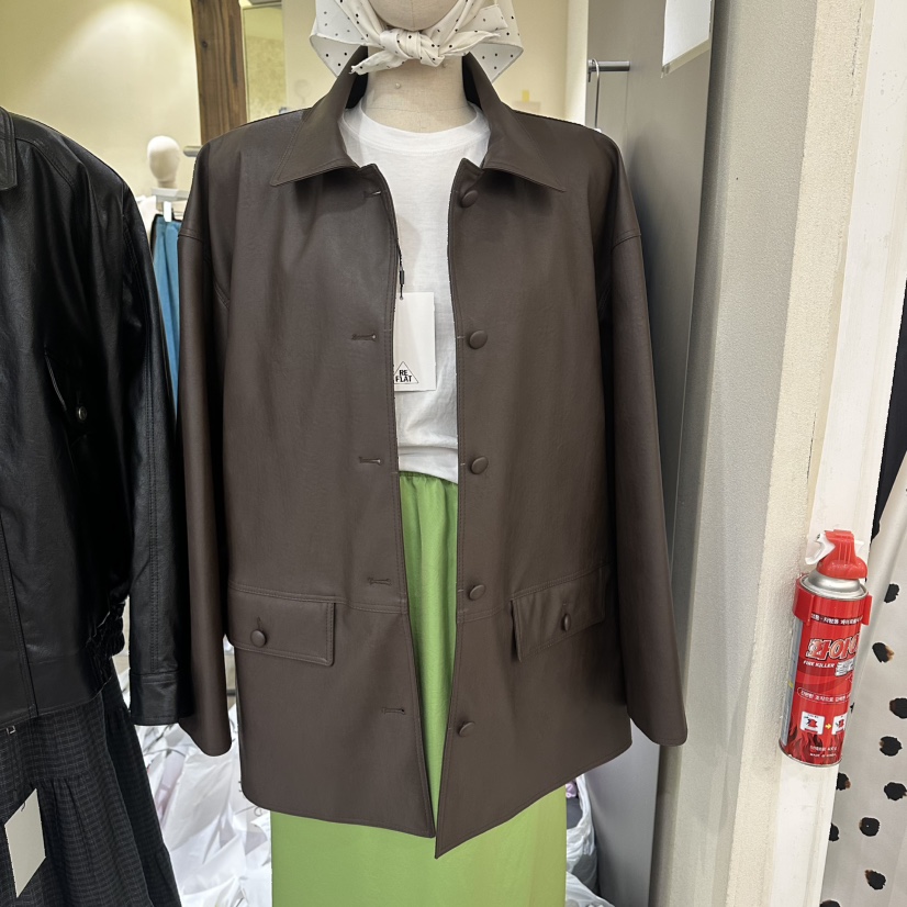 REFLAT東大門直郵女士新款時尚熱賣26春夏人氣職業休閑夾克REFLAT夾克圖色2棕色