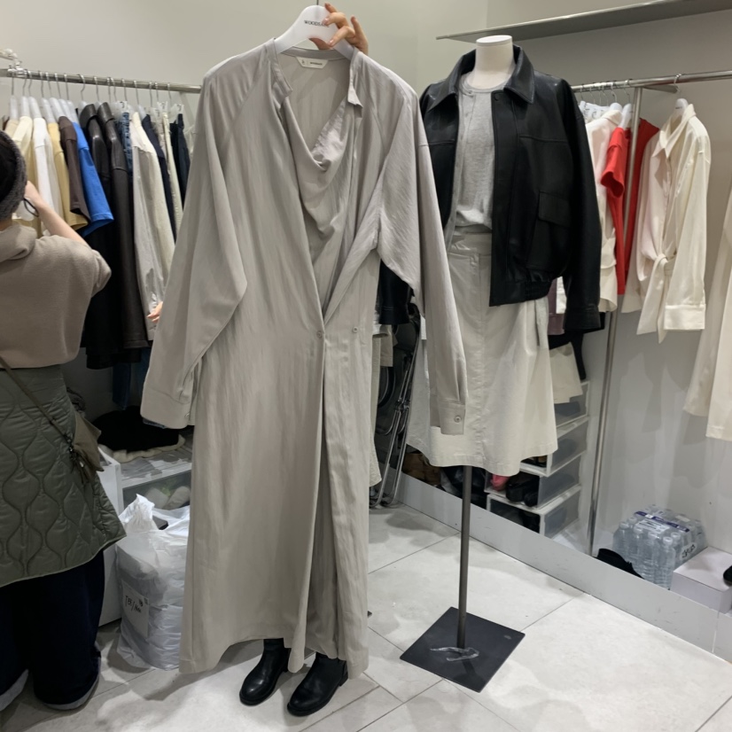 WOOD SAGE東大門直郵女裝新品真品熱賣26春夏職業連衣裙WOOD SAGE連衣裙圖色1