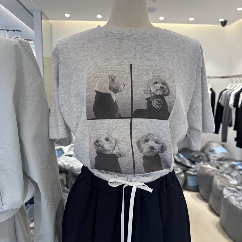 RICH SISTER韓國代購女士新品休閑職業時尚真品26春夏T恤RICH SISTERT恤圖色2