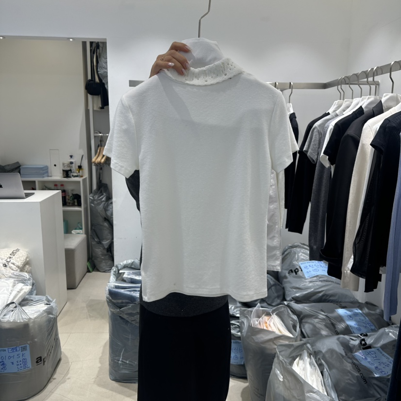 RICH SISTER韓國代購女士新款真品熱賣26春夏時尚人氣T恤RICH SISTERT恤