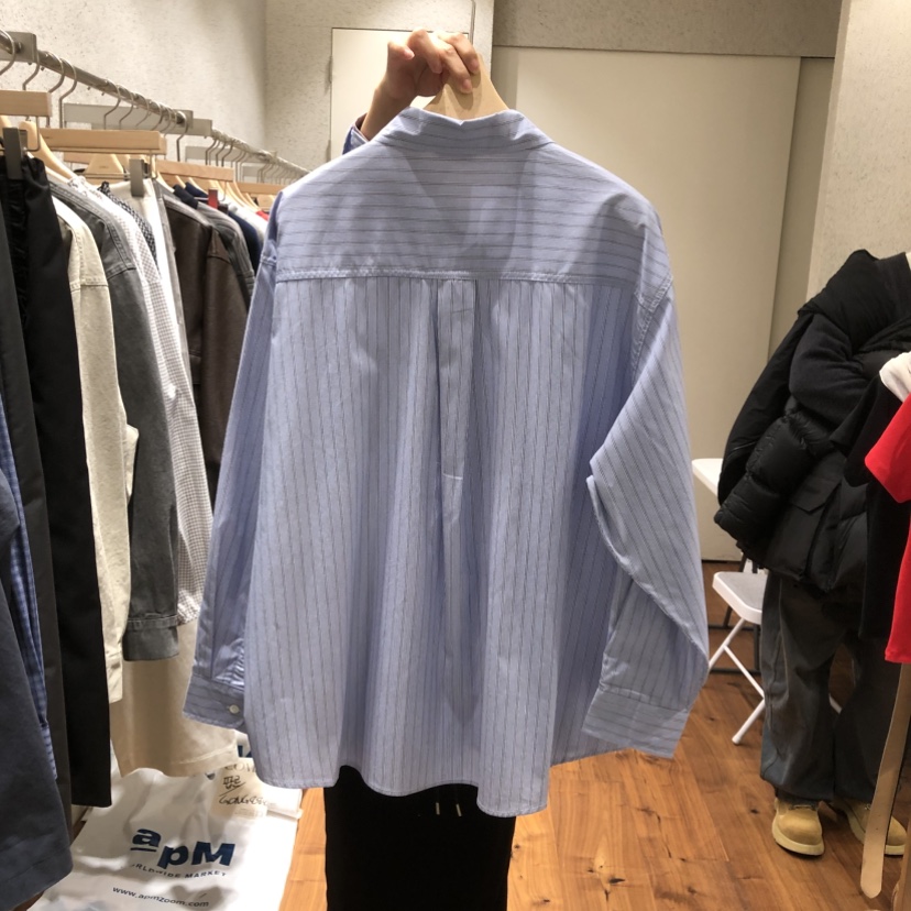 COMELY東大門實拍女士新款職業休閑推薦襯衫蕾絲衫口袋刺繡COMELY襯衫/蕾絲衫