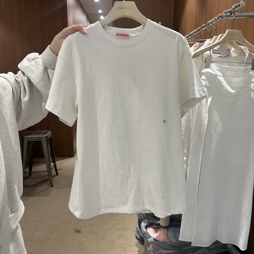 REPERTORY東大門實拍女士新款真品26春夏休閑T恤不含內搭REPERTORYT恤圖色1