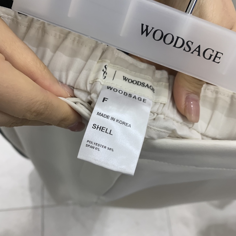 WOOD SAGE韓國代購女裝新款時尚人氣職業休閑26春夏休閑褲WOOD SAGE休閑褲