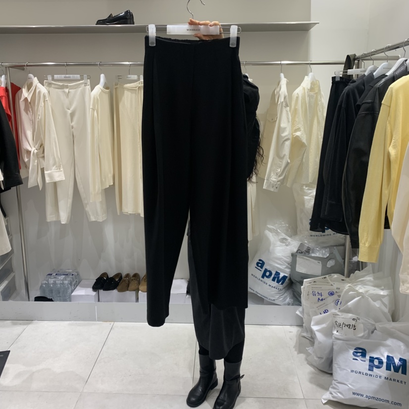 WOOD SAGE韓國代購女裝新款時尚人氣職業休閑26春夏休閑褲WOOD SAGE休閑褲圖色2