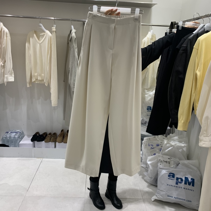 WOOD SAGE韓國代購女裝新款時尚人氣職業休閑26春夏休閑褲WOOD SAGE休閑褲圖色3