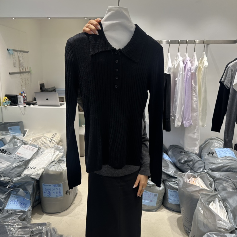 RICH SISTER韓國代購女裝新品人氣時尚真品26春夏長袖T恤RICH SISTER長袖T恤圖色2