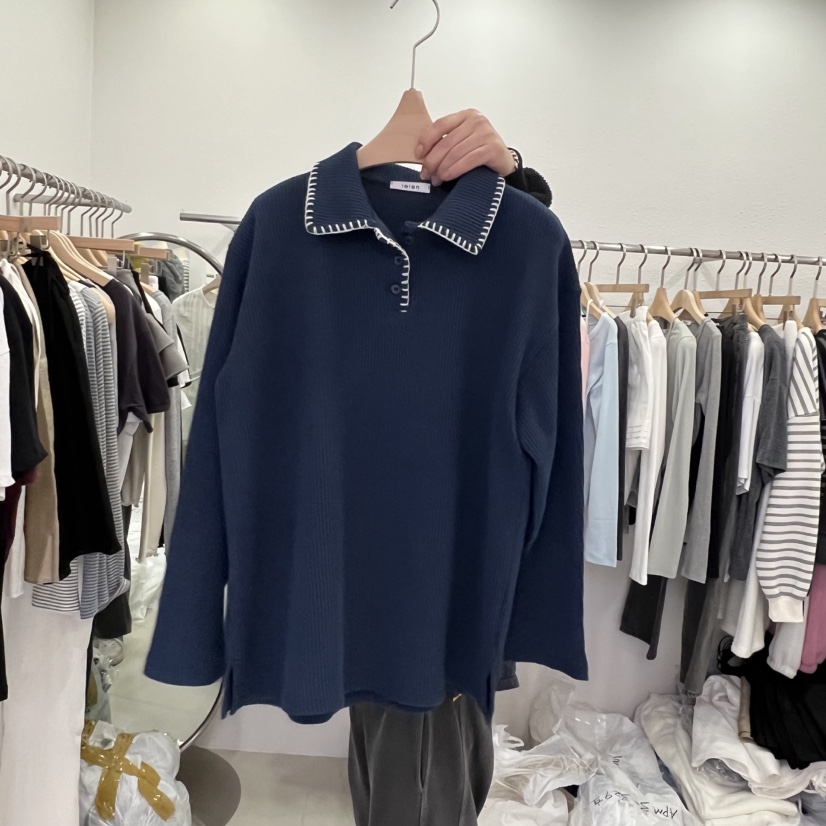 LELEN東大門代購女裝新品職業時尚熱賣休閑26春夏長袖T恤LELEN長袖T恤圖色3