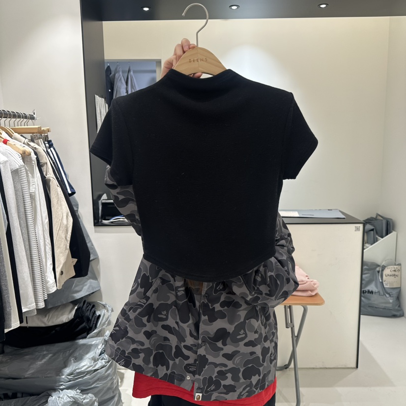 BEENS韓國代購女士新品職業時尚26春夏真品推薦熱賣人氣T恤BEENST恤圖色3