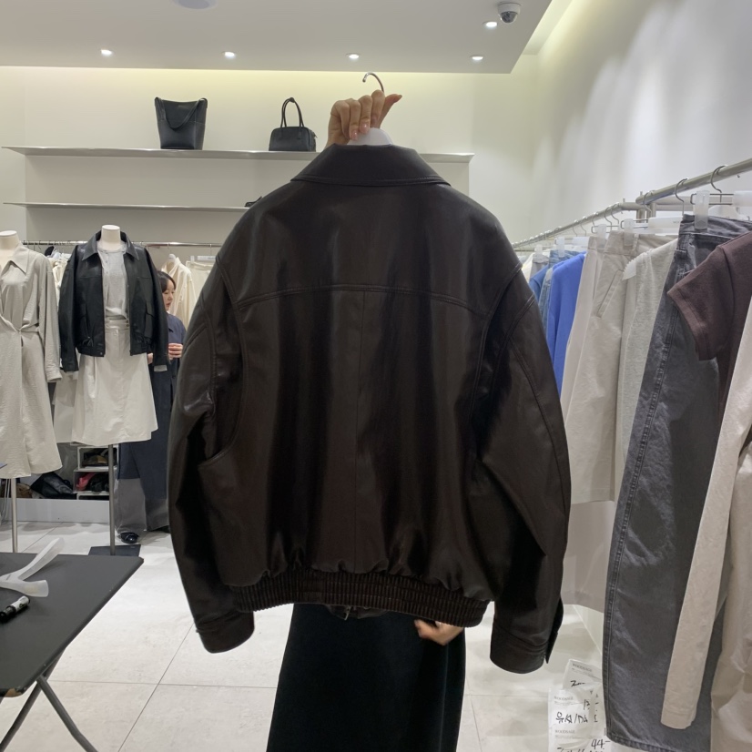 WOOD SAGE東大門實拍女士新品時尚人氣休閑推薦熱賣皮衣WOOD SAGE皮衣