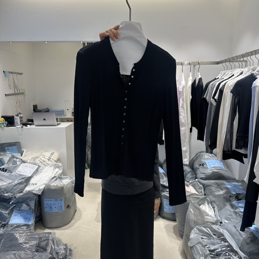 RICH SISTER東大門代購女士新品熱賣職業真品26春夏針織衫RICH SISTER針織衫圖色3