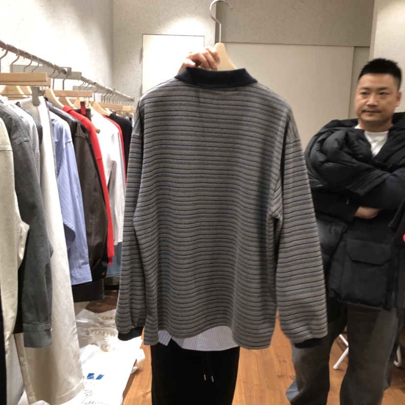 COMELY東大門直郵女士新品26春夏熱賣職業長袖T恤不含腰帶COMELY長袖T恤