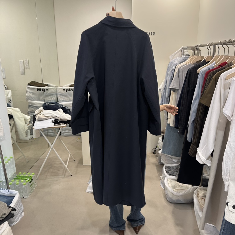 NOPSIS東大門代購女裝新款26春夏真品人氣熱賣時尚長款風衣NOPSIS長款風衣