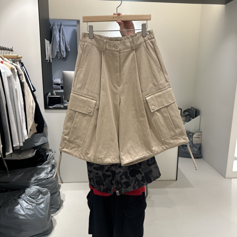 BEENS韓國代購女士新品真品職業推薦26春夏休閑人氣熱賣短褲BEENS短褲圖色1