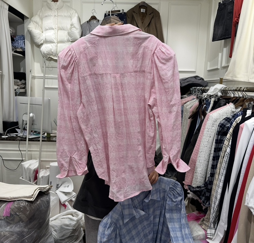 J.RITZY東大門實拍女士新款人氣26春夏真品時尚襯衫蕾絲衫J.RITZY襯衫/蕾絲衫