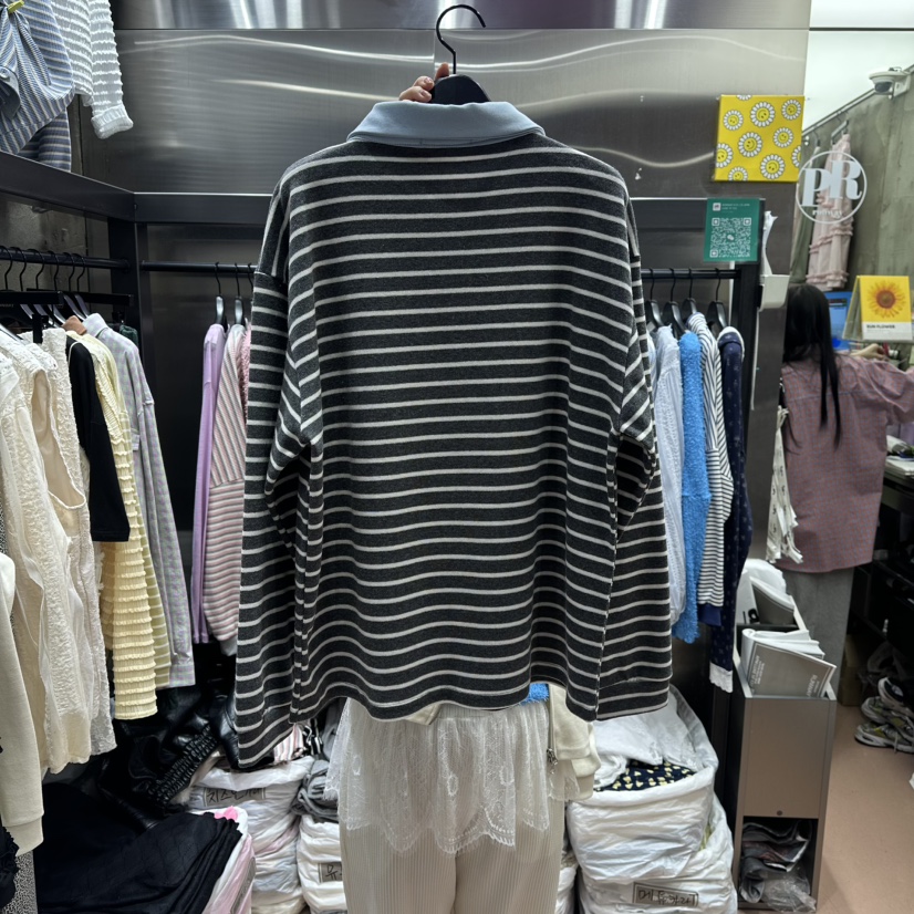 RUNWAY-런웨이東大門實拍女士新款時尚真品職業熱賣長袖T恤RUNWAY長袖T恤