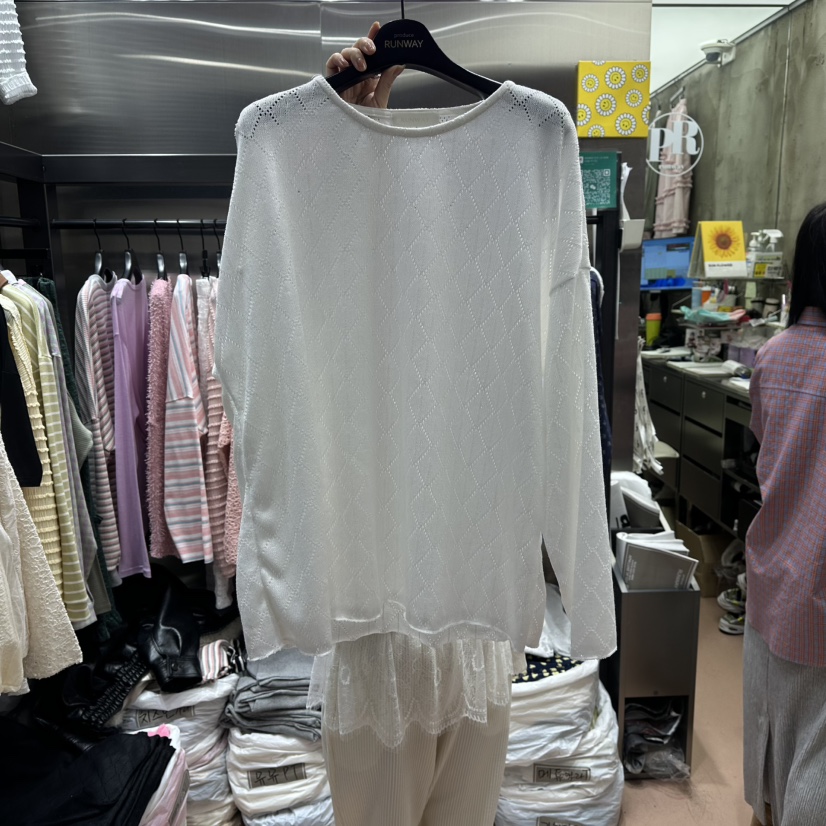 RUNWAY-런웨이韓國代購女士新款推薦職業真品人氣長袖T恤RUNWAY長袖T恤圖色1