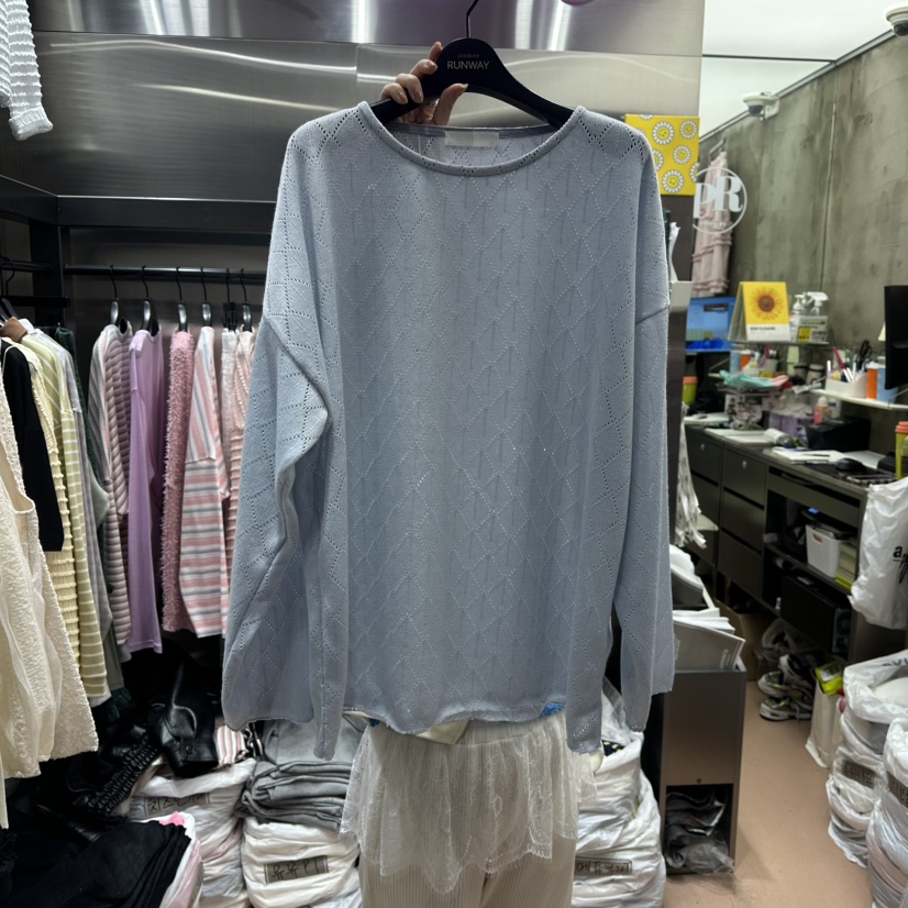 RUNWAY-런웨이韓國代購女士新款推薦職業真品人氣長袖T恤RUNWAY長袖T恤圖色3