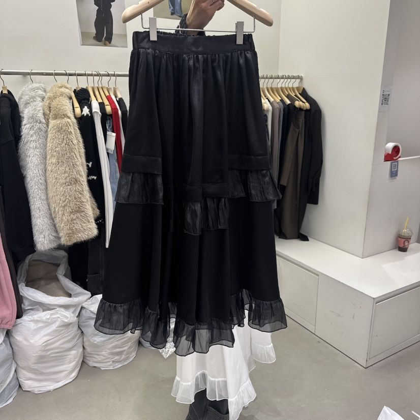 VIVEL韓國代購女士新款職業熱賣休閑26春夏時尚人氣真品長裙VIVEL長裙圖色2