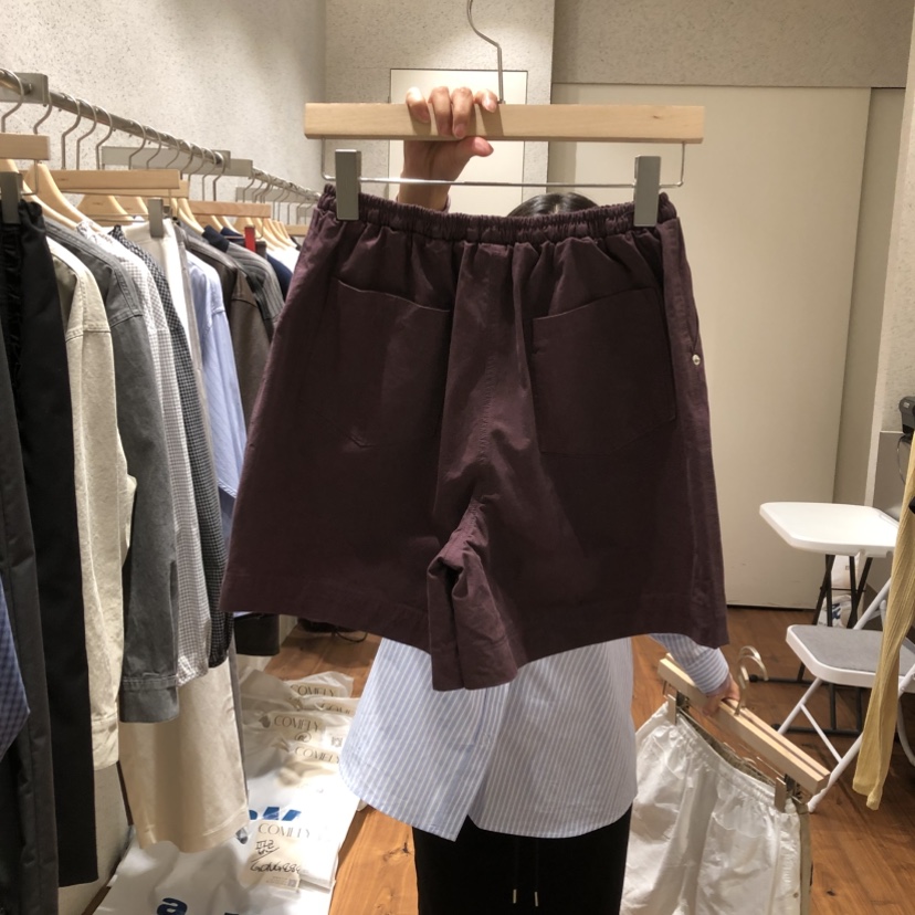 COMELY東大門代購女士新款時尚人氣26春夏熱賣休閑短褲復古COMELY短褲