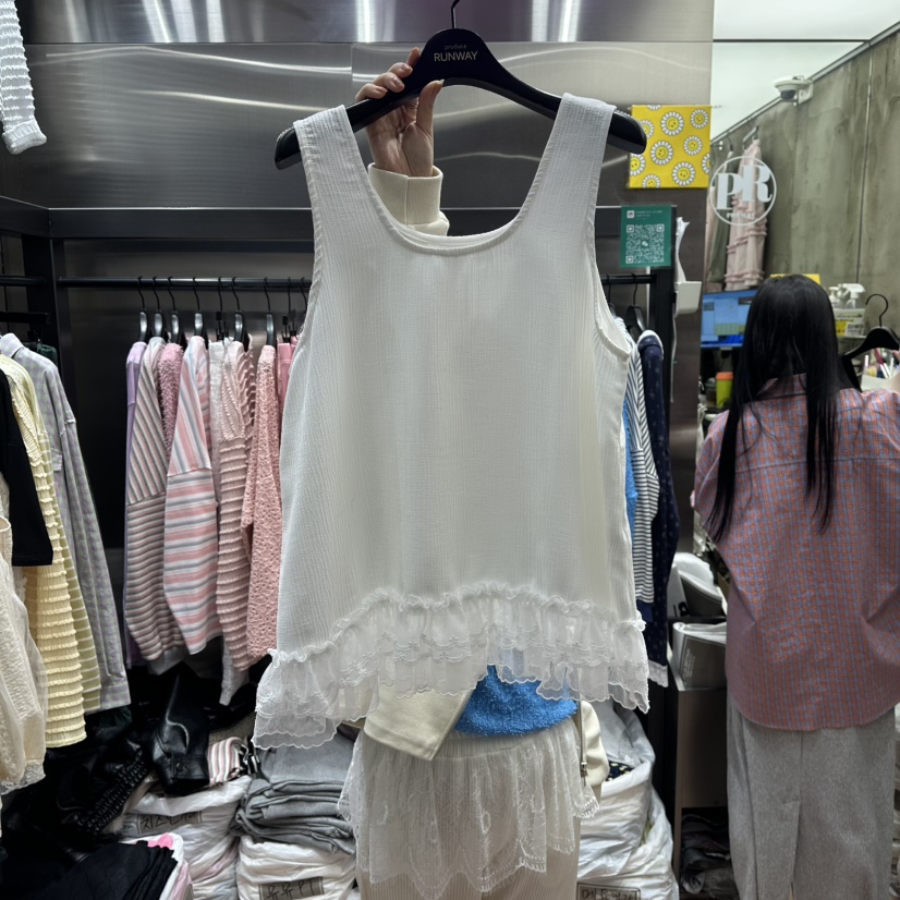 RUNWAY-런웨이韓國直郵女裝新款真品推薦休閑時尚吊帶背心RUNWAY吊帶/背心圖色1