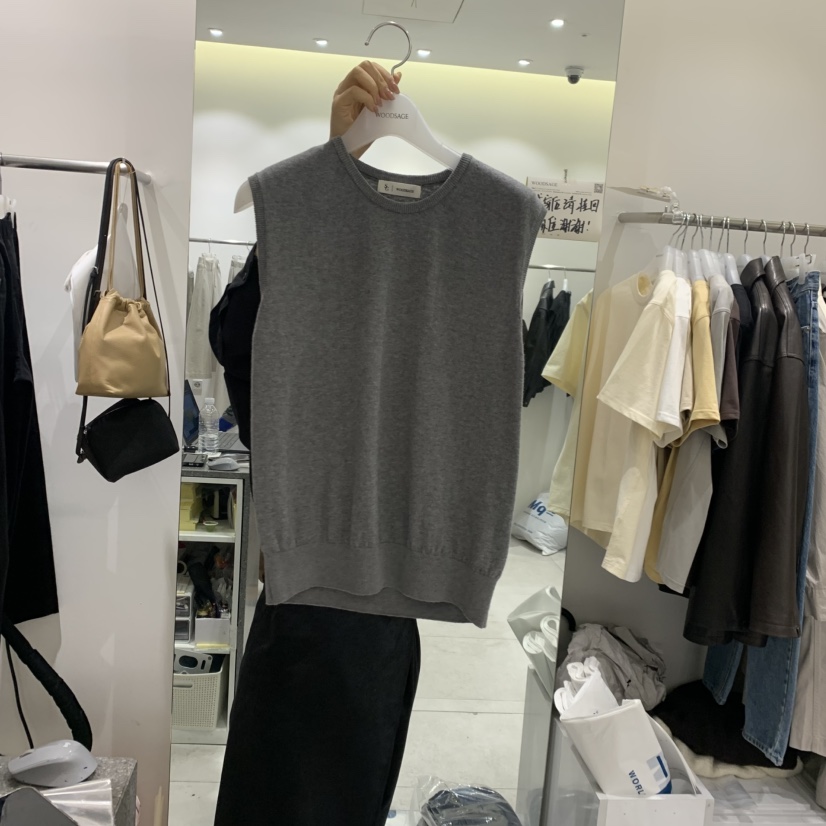 WOOD SAGE東大門實拍女士新品26春夏休閑職業吊帶背心棉WOOD SAGE吊帶/背心圖色5