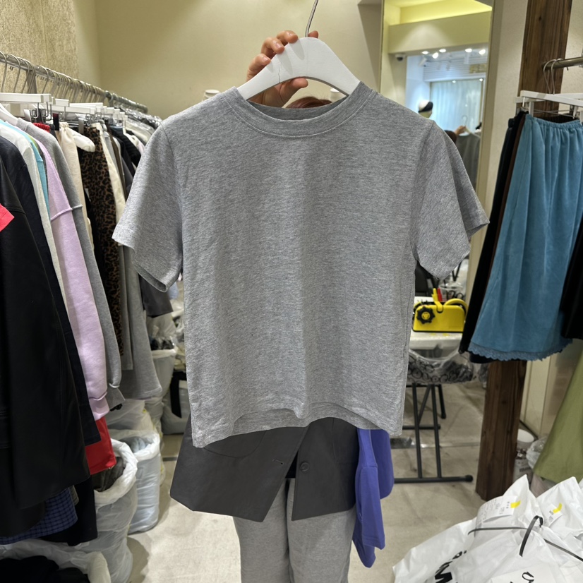 REFLAT韓國代購女裝新款職業26春夏休閑推薦人氣真品T恤短款REFLATT恤圖色4