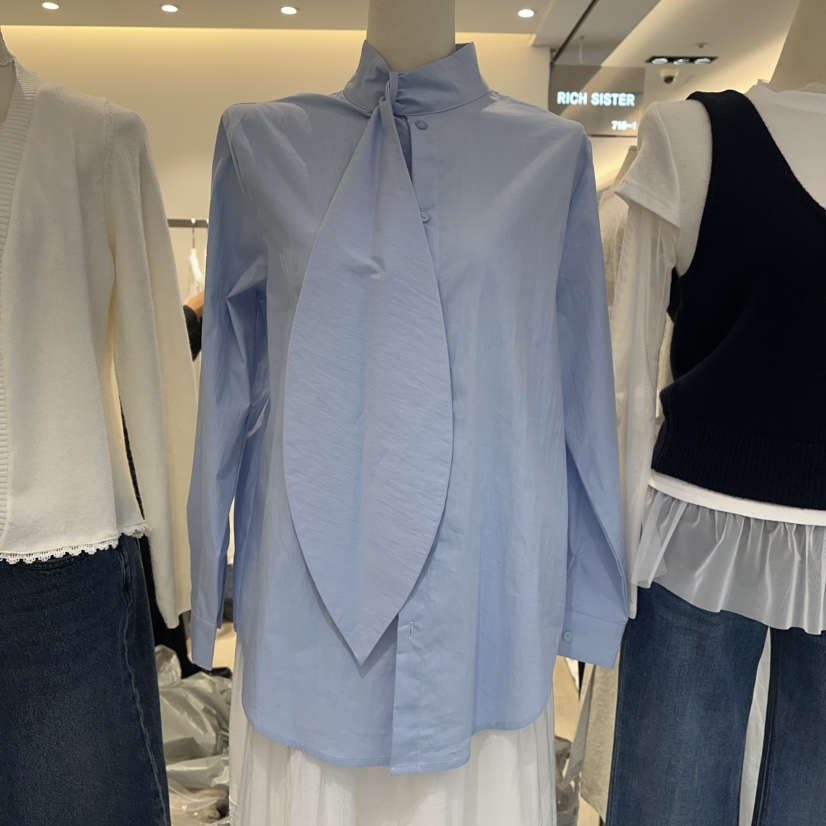 RICH SISTER東大門代購女士新品休閑人氣真品襯衫蕾絲衫RICH SISTER襯衫/蕾絲衫圖色2