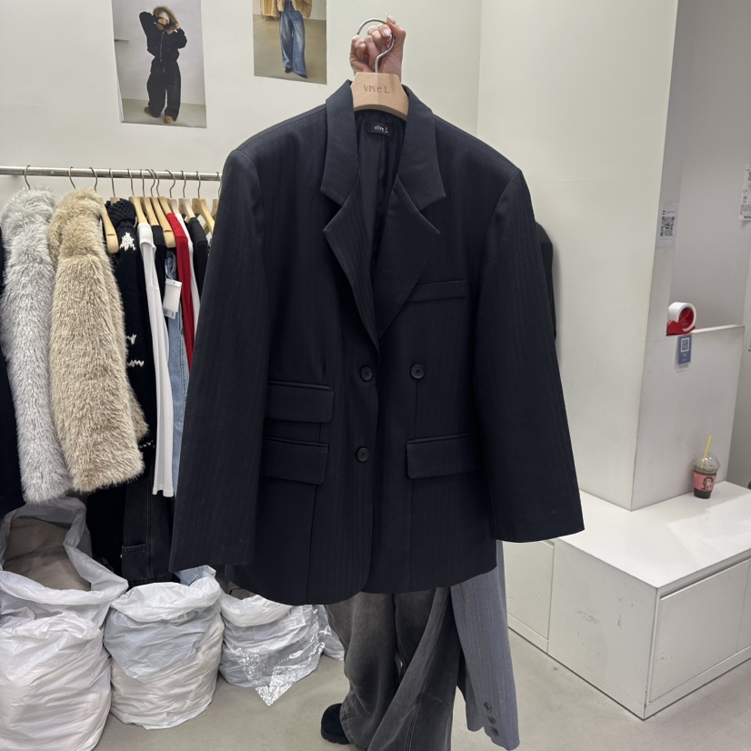 VIVEL東大門實拍女裝新款人氣時尚26春夏休閑真品夾克口袋VIVEL夾克圖色2