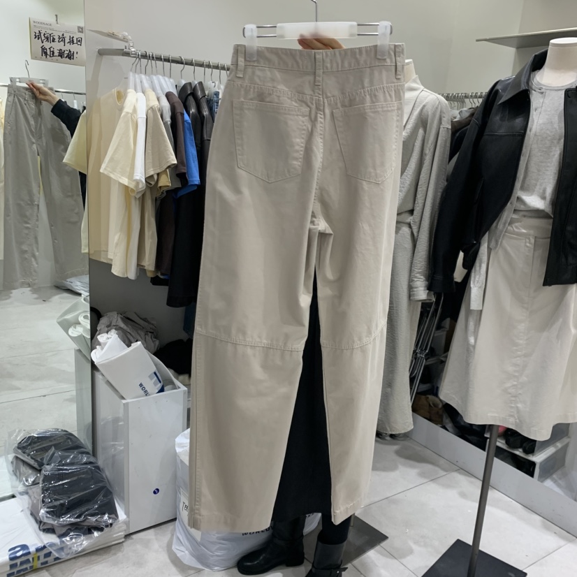 WOOD SAGE東大門代購女裝新品熱賣26春夏休閑牛仔褲水洗WOOD SAGE牛仔褲