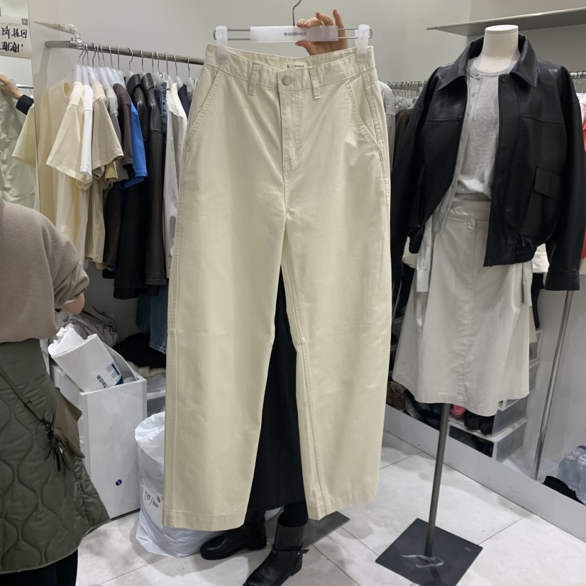 WOOD SAGE東大門代購女裝新品熱賣26春夏休閑牛仔褲水洗WOOD SAGE牛仔褲圖色2