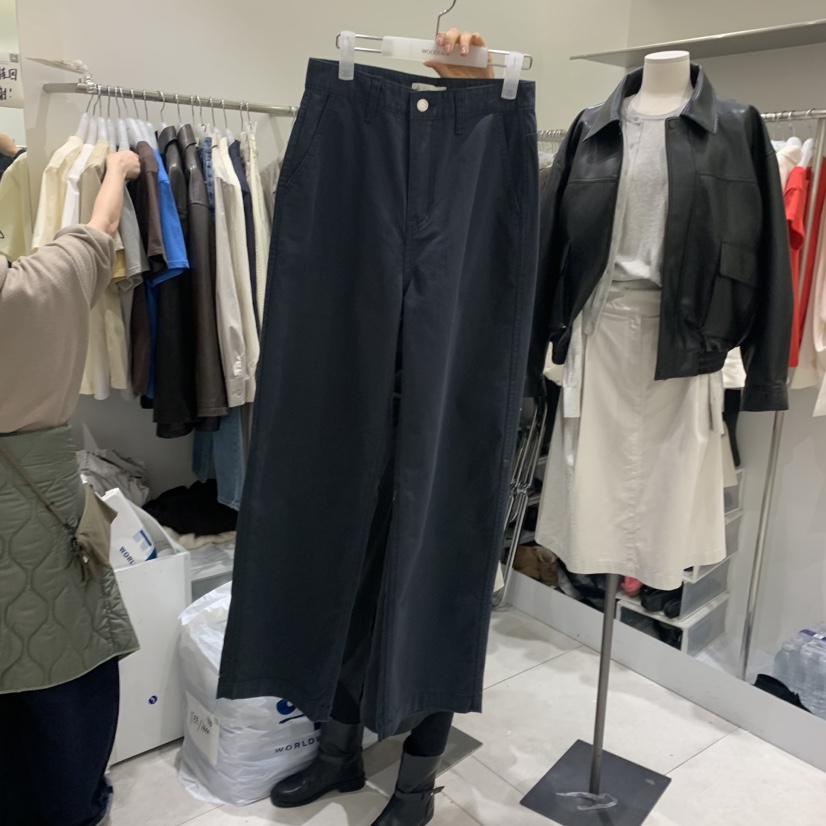 WOOD SAGE東大門代購女裝新品熱賣26春夏休閑牛仔褲水洗WOOD SAGE牛仔褲圖色3