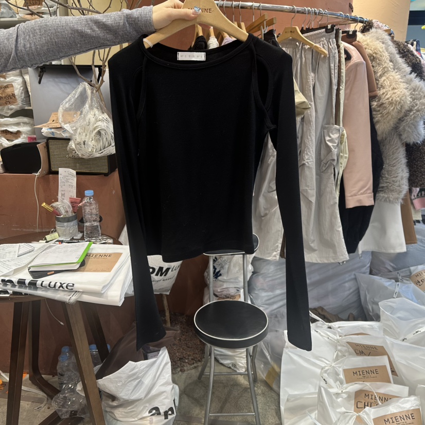 MIENNE東大門直郵女士新品職業熱賣推薦人氣真品26春夏長袖T恤MIENNE長袖T恤圖色3