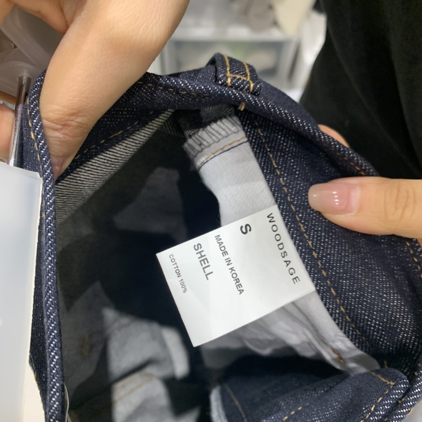 WOOD SAGE東大門代購女裝新款26春夏職業人氣推薦牛仔褲WOOD SAGE牛仔褲