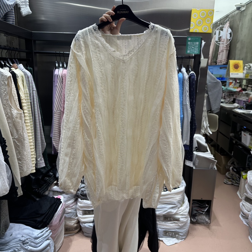 RUNWAY-런웨이韓國代購女士新款真品推薦襯衫蕾絲衫蕾絲RUNWAY襯衫/蕾絲衫圖色5