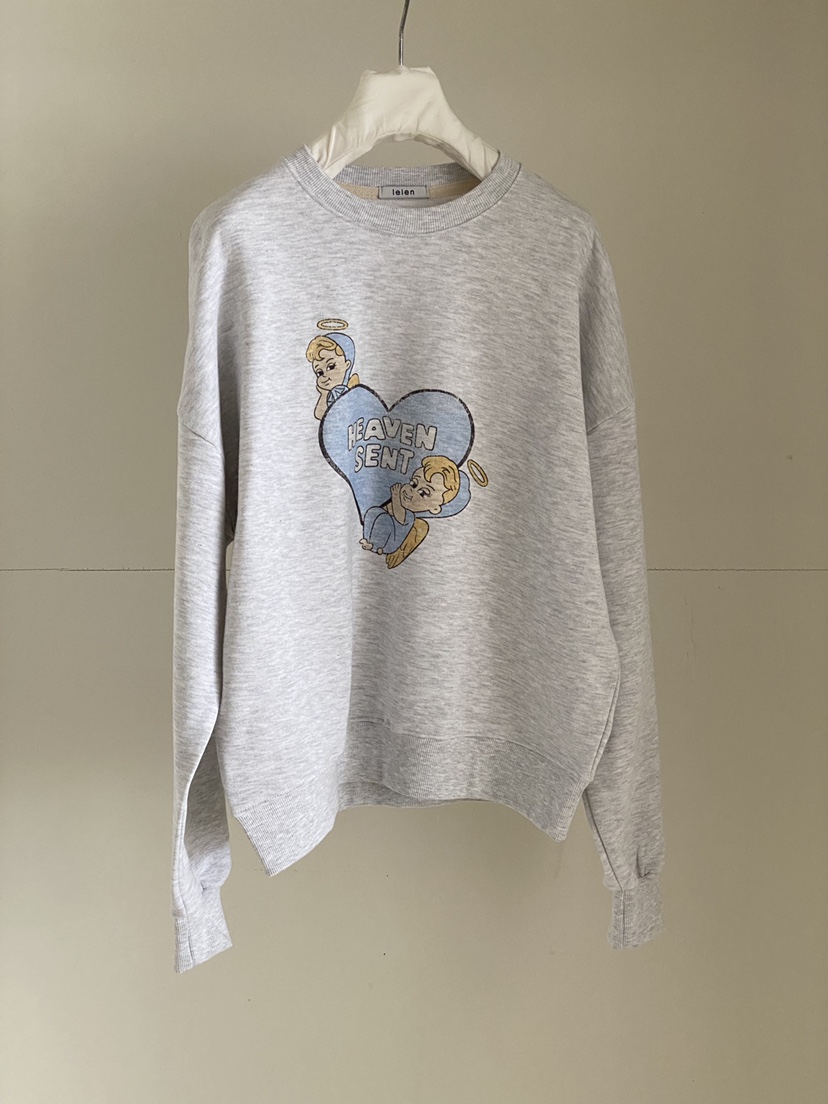 LELEN韓國直郵女士新款職業26春夏熱賣真品人氣推薦休閑衛衣LELEN衛衣圖色1