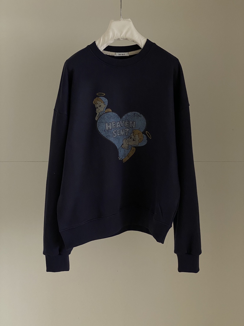 LELEN韓國直郵女士新款職業26春夏熱賣真品人氣推薦休閑衛衣LELEN衛衣圖色3