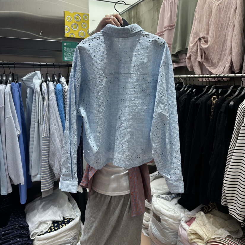 RUNWAY-런웨이東大門實拍女裝新品26春夏職業襯衫蕾絲衫RUNWAY襯衫/蕾絲衫