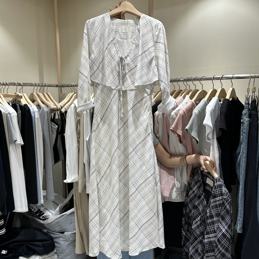 VINTAGE VIBE東大門實拍女士新款人氣26春夏推薦職業連衣裙VINTAGE VIBE連衣裙圖色1