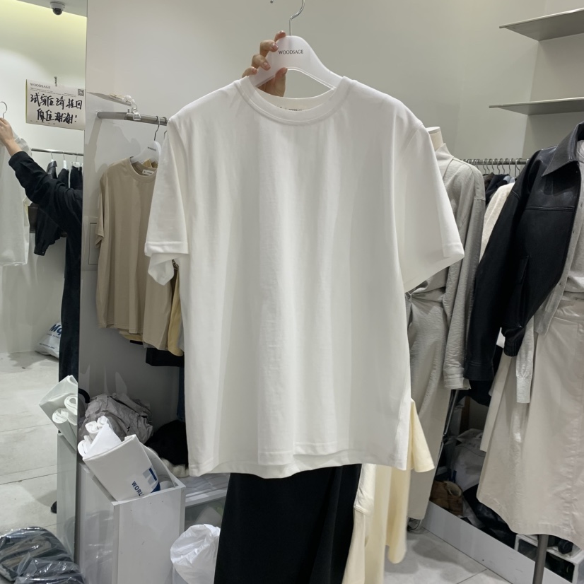 WOOD SAGE東大門實拍女裝新款休閑推薦時尚人氣職業熱賣T恤WOOD SAGET恤圖色2