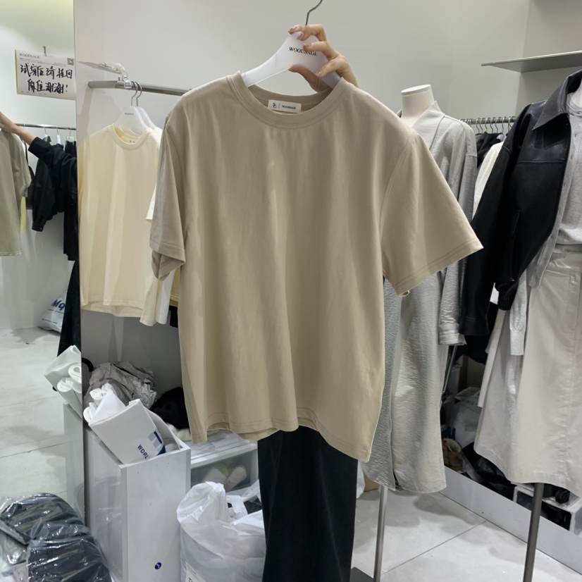 WOOD SAGE東大門實拍女裝新款休閑推薦時尚人氣職業熱賣T恤WOOD SAGET恤圖色3
