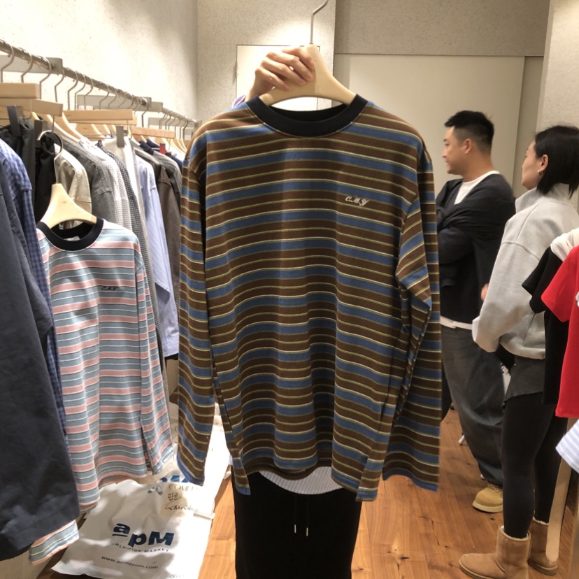 COMELY東大門直郵女士新款休閑時尚26春夏熱賣推薦長袖T恤COMELY長袖T恤圖色2