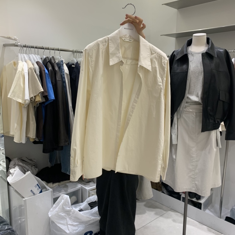 WOOD SAGE韓國直郵女裝新品休閑26春夏職業熱賣襯衫蕾絲衫WOOD SAGE襯衫/蕾絲衫圖色2