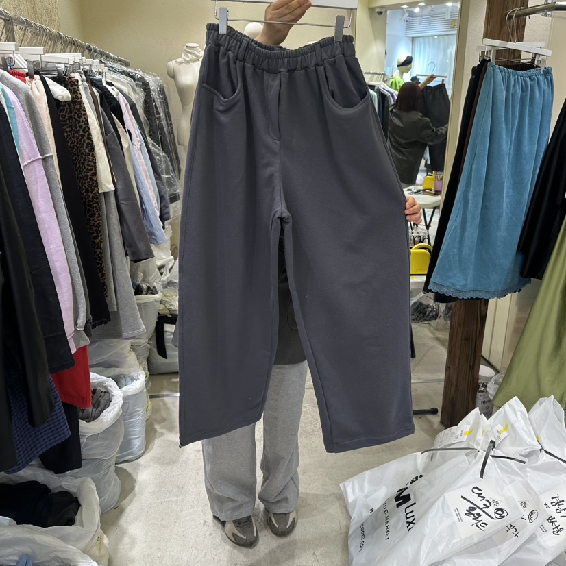 REFLAT東大門直郵女裝新品26春夏時尚休閑褲不含腰帶寬松REFLAT休閑褲圖色2