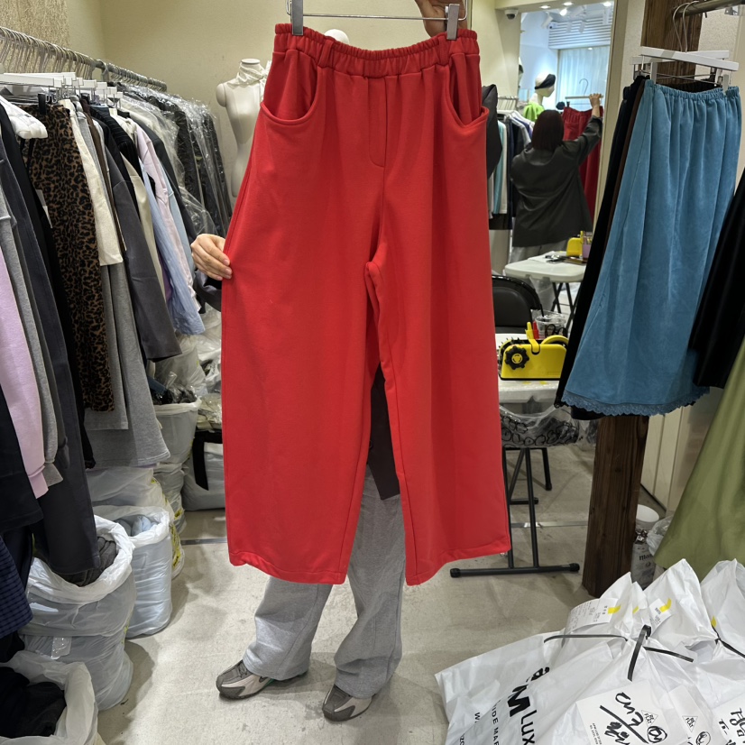 REFLAT東大門直郵女裝新品26春夏時尚休閑褲不含腰帶寬松REFLAT休閑褲圖色3