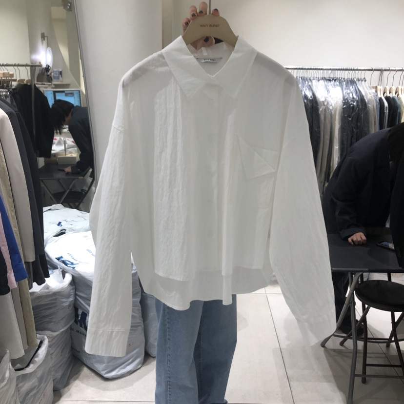 NAVYBURST東大門直郵女士新款熱賣職業人氣真品襯衫蕾絲衫NAVY BURST襯衫/蕾絲衫圖色1