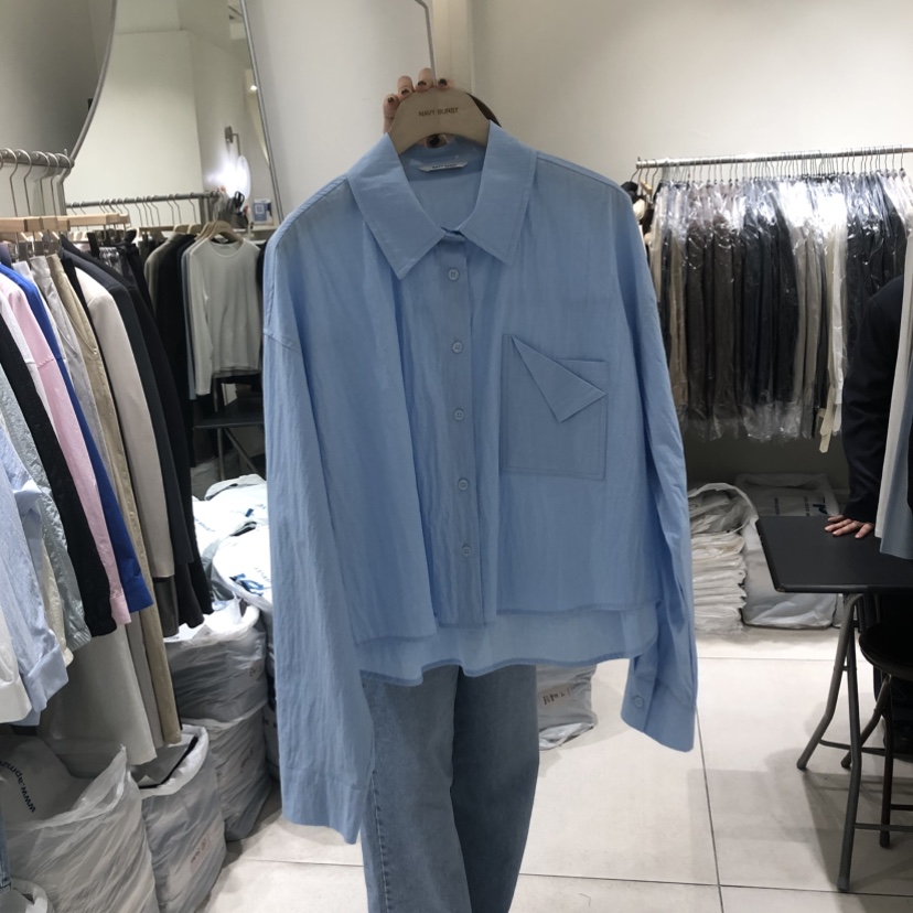 NAVYBURST東大門直郵女士新款熱賣職業人氣真品襯衫蕾絲衫NAVY BURST襯衫/蕾絲衫圖色4