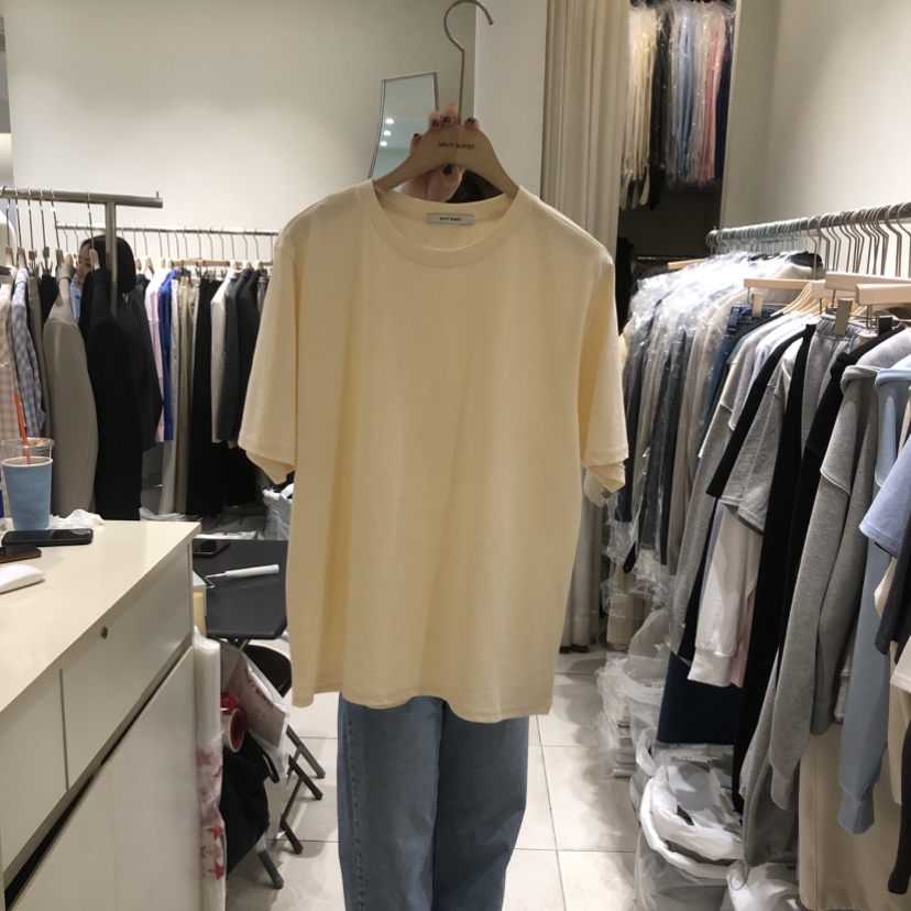 NAVYBURST東大門代購女士新品真品時尚熱賣人氣職業26春夏T恤NAVY BURSTT恤圖色2