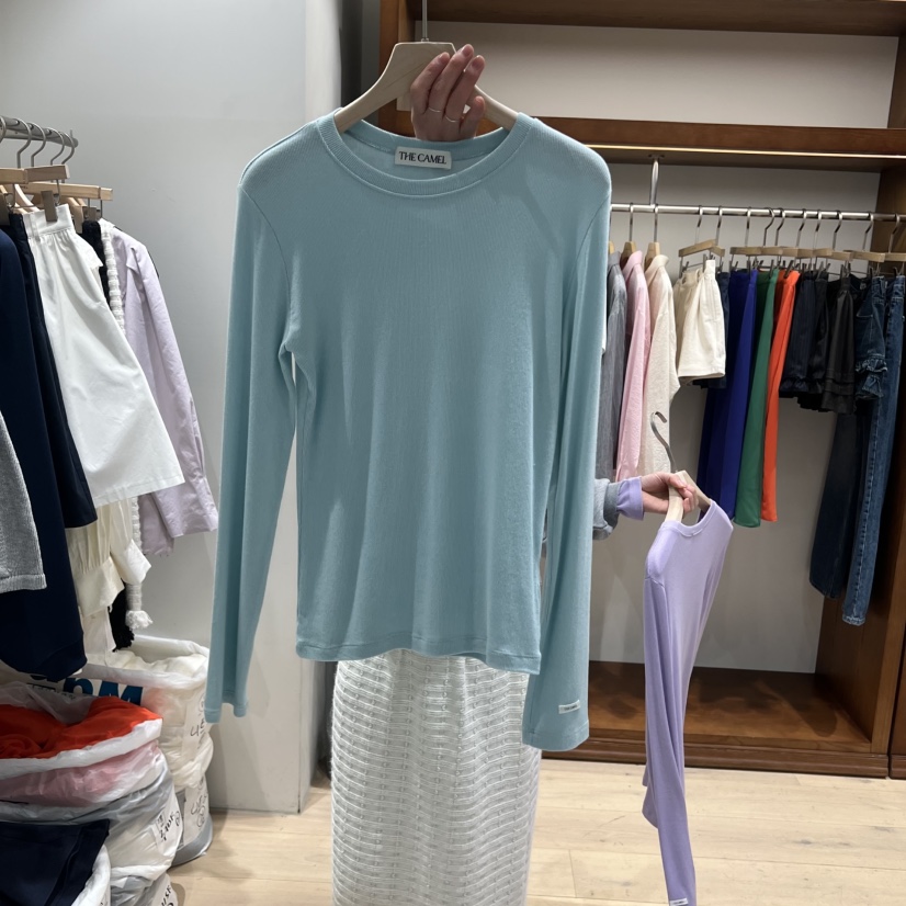 THE CAMEL東大門代購女士新款熱賣長袖T恤the came_l 家長袖T恤圖色2